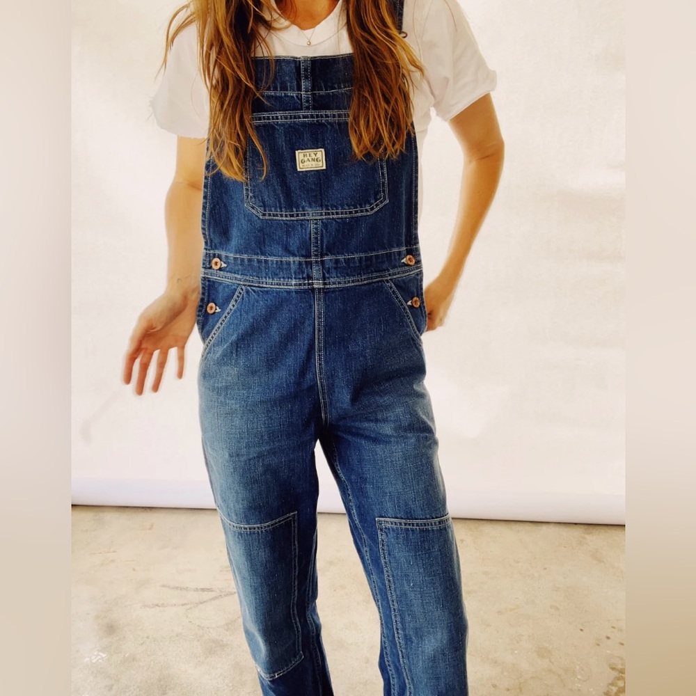NWT Hey Gang Knee Patch Overalls